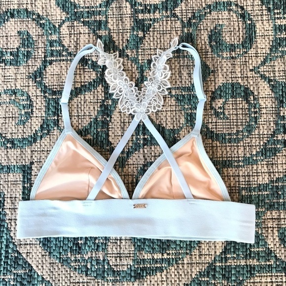 Victoria’s Secret Blue Daisy Triangle Bralette - Picture 3 of 7